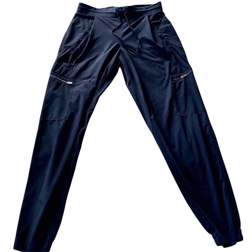 Athleta Venture Pants Joggers Navy Blue Size 4 Lightweight Versatile Hiking